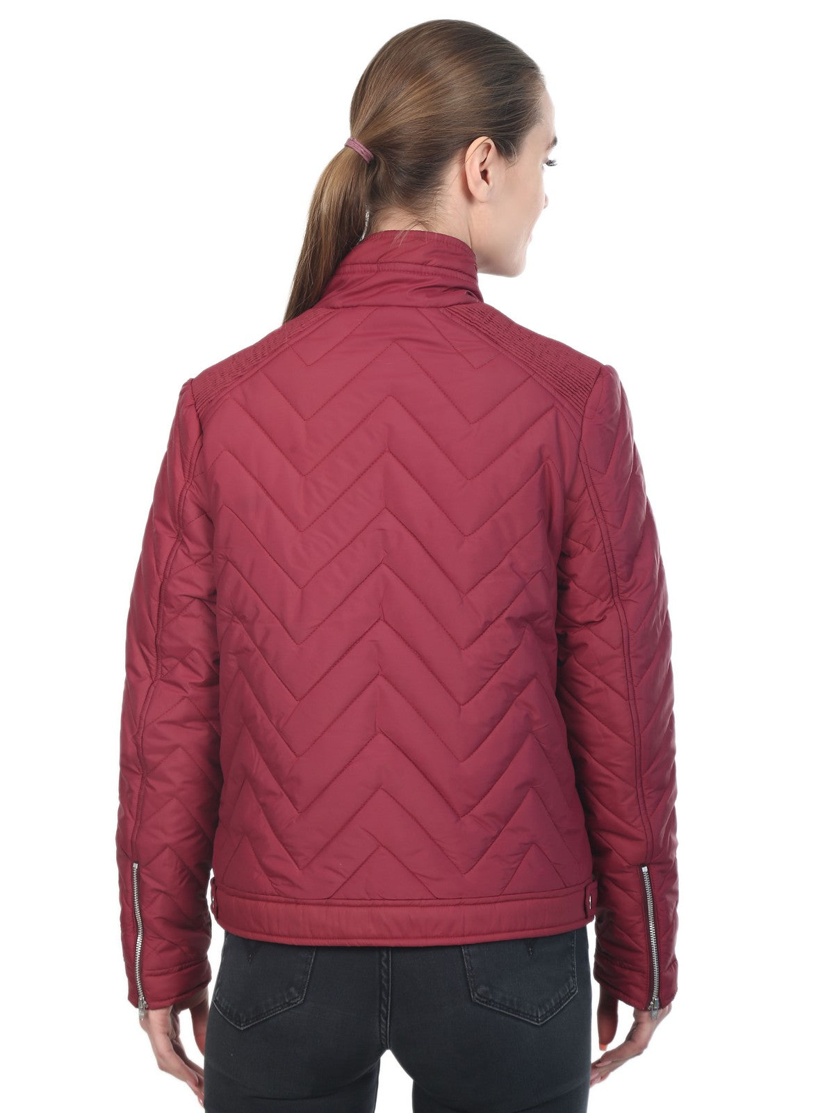 Zig Zag Quilted Jacket