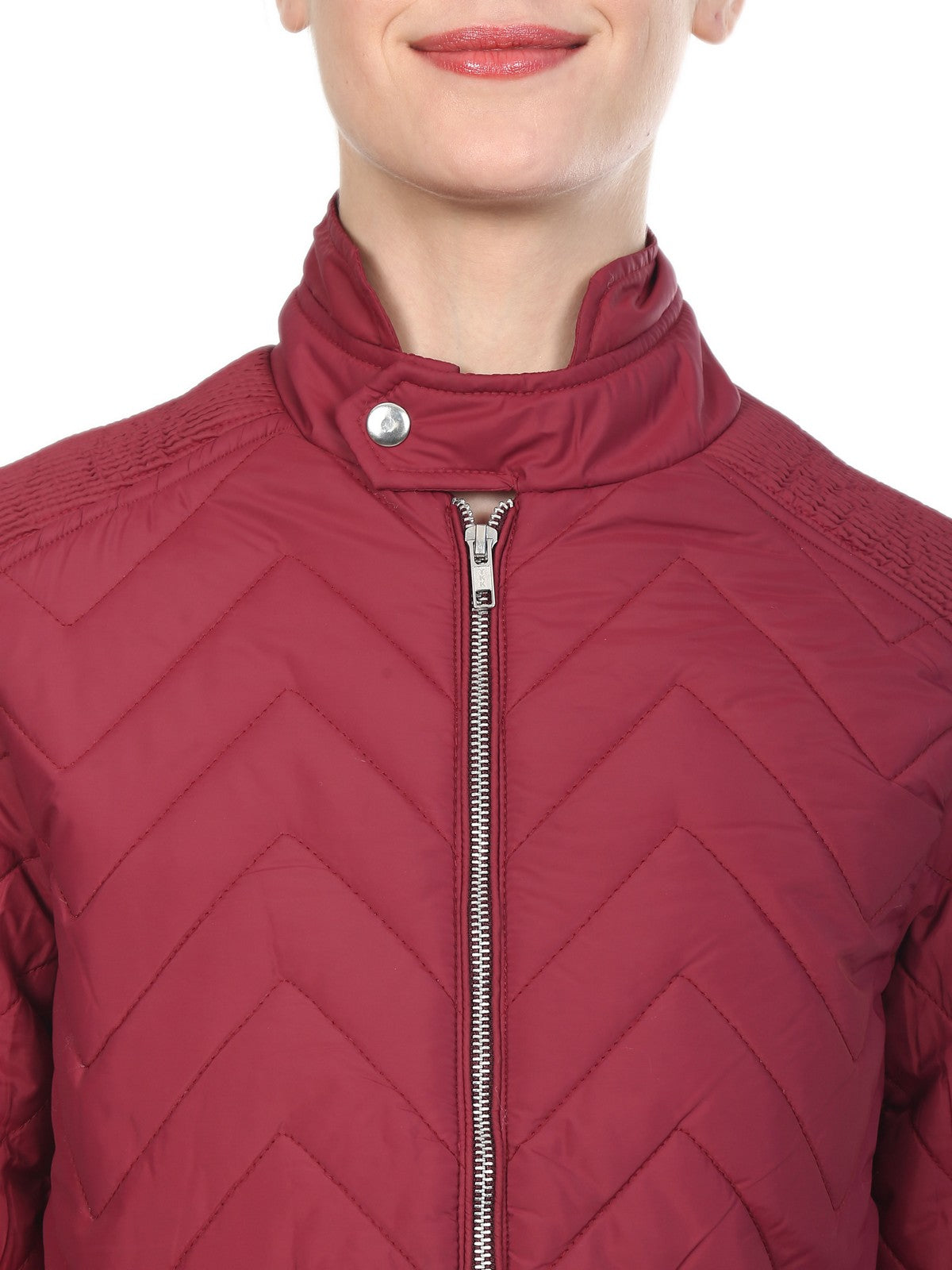 Zig Zag Quilted Jacket